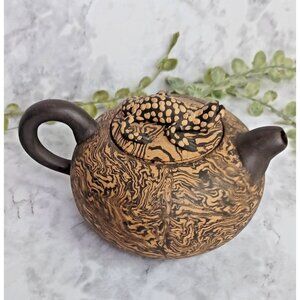 Vintage Chinese Yixing Clay Teapot Zisha Ceremony Teaware Collection Gecko